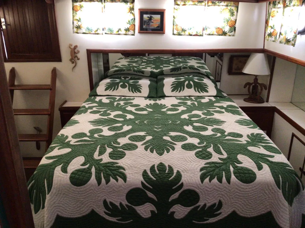 The Kona Star's private stateroom