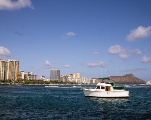 Waikiki and Diamond Head views with Ocean Adventures Hawaii